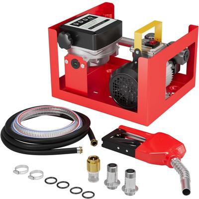 Wiltec - Heizöl- und Dieselpumpe 230V/550W 20-60l/min selbstansaugend Pumpe mit automatischer Image