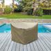 Arlmont & Co. Oriya 5 Piece Water Resistant Outdoor Cover Set, Polypropylene in Black/Brown | 30 H x 35 W x 35 D in | Wayfair