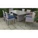 Lark Manor™ Andrick Rectangular 6 - Person 79" Long Outdoor Dining Set w/ Cushions Metal in Gray | Wayfair A339AB59E028406392081500F0AE1BF6