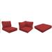 Wade Logan® Basden Indoor/Outdoor Cushion Cover Acrylic, Terracotta in Red/Pink | 6 H in | Wayfair CK-FLORENCE-12b-TERRACOTTA