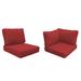 Wade Logan® Babram 10 Piece Outdoor Seat/Back Cushion Set Acrylic, Terracotta in Red | 6 H in | Wayfair F54C39F064C642818330905A9E79273E