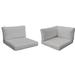 Latitude Run® Larren Outdoor Cushion Cover Acrylic in Gray/Brown | 4 H in | Wayfair CK-BELLE-05b-GREY