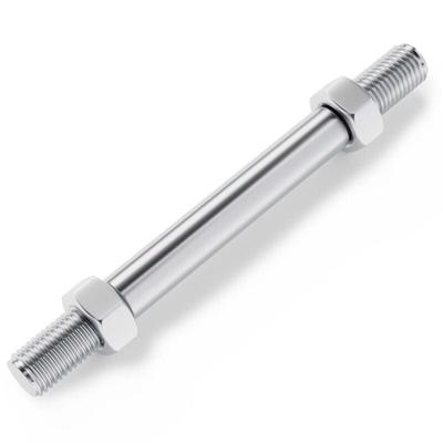 Wiltec Standard Steckachse 135 x 20 mm für Schubkarre, Nabenbreite 95 mm, Achse für Schubkarren Image