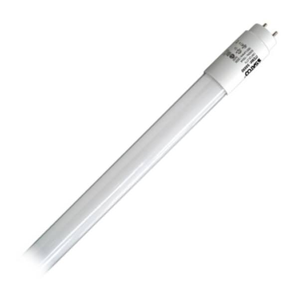 Satco 08892 - 13T8/LED/48-840/DUAL/BP-DR S8892 4 Foot LED Straight T8 Tube Light Bulb for Replacing Fluorescents