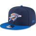 Men's New Era Navy/Blue Oklahoma City Thunder Two-Tone 9FIFTY Adjustable Hat