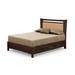 Copeland Furniture Monterey Storage Platform Bed Wood and /Upholstered/Microfiber/Microsuede in Brown | 52 H x 58.25 W x 80 D in | Wayfair