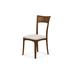 Copeland Furniture Ingrid Side Chair Genuine Leather in Brown | 37.5 H x 19.75 W x 22 D in | Wayfair 8-ING-20-43-89113