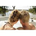 Cyanna Valley Spas Galaxy 6-Person 41-Jet Hot Tub w/ Ozonator Plastic in Gray | 39 H x 86 W x 86 D in | Wayfair GAL41 - Silver/Charcoal