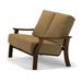 Telescope Casual St. Catherine Deep Loveseat w/ Cushions Plastic in Gray/Black/Brown | 36.25 H x 52 W x 35.25 D in | Outdoor Furniture | Wayfair