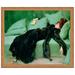 Vault W Artwork After the Ball Young Decadent 1895' Framed Oil Painting Print on Canvas Canvas, Resin in Green | 13.5 H x 20.5 W x 1 D in | Wayfair