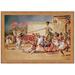 Vault W Artwork Nefertiti in Her Royal Chariot 1930' Framed Oil Painting Print on Canvas Metal in Brown/Red | 40 H x 55.5 W x 1 D in | Wayfair