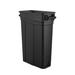 Suncast Commercial Resin 23 Gallon Trash Can Plastic in Black | 30 H x 22.02 W x 11.08 D in | Wayfair TCNH2030BK