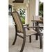 Telescope Casual St. Catherine Patio Dining Armchair Plastic/Resin/Sling in Gray | 38 H x 25.5 W x 29.75 D in | Wayfair HH7T22D01