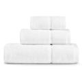 Vera Wang Modern Lux 3 Piece Towel Set Terry Cloth/100% Cotton in White | 30 W in | Wayfair USHSAC1087646
