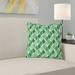 Latitude Run® Avicia Indoor/Outdoor Throw Pillow Polyester/Polyfill blend in Green | 16 H x 16 W x 3 D in | Wayfair