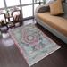 Gray 72 x 0.43 in Indoor/Outdoor Area Rug - Bungalow Rose Beier Oriental Area Rug Polyester | 72 W x 0.43 D in | Wayfair