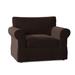 Armchair - Darby Home Co Kingsbridge 48" Wide Slipcovered Armchair Polyester/Other Performance Fabrics in Brown | 36 H x 48 W x 38 D in | Wayfair