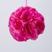 The Party Aisle™ Pomander Kissing Ball Rose Flower Silk in Red/Pink/Blue | 6" H x 6" W x 6" D | Wayfair 890EFEC4C1454623B01EF94FCF70C0C6