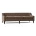 George Oliver Flomaton 88" Recessed Arm Sofa w/ Reversible Cushions Polyester/Other Performance Fabrics in Brown | 29.5 H x 88 W x 34 D in | Wayfair