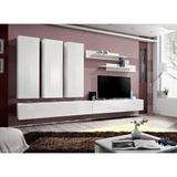 Orren Ellis Vosburgh Floating Entertainment Center for TVs up to 88" Wood in White | Wayfair 6CE743E27C6441D28BC5F8FDBFE293EF