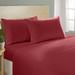 Latitude Run® 1000 Thread Count Egyptian-Quality Cotton Sheet Set 100% Egyptian-Quality Cotton in Red | 66 H x 96 W in | Wayfair