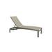 Tropitone Kor 78.5" Long Single Chaise Metal in Brown | 42 H x 28.5 W x 78.5 D in | Outdoor Furniture | Wayfair 891533_MOC_Sparkling Water