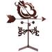 SWEN Products Ari NCAA Weathervane Metal/Steel in Brown/Gray | 25.5 H x 14 W x 4 D in | Wayfair 1815-Roof