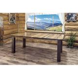 Loon Peak® Homestead Collection 40" Lodge Pole Pine Dining Table Wood in Brown | 30 H x 48 W x 40 D in | Wayfair D13488AC2FEF478B94D6707D16517DFF