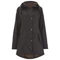Celtic & Co Womens Wax Riding Style British Made Rain Coat - Dark Brown - Size 16