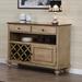 Loon Peak® Huerfano Valley Server Wood in Brown | 37 H x 47.5 W x 17 D in | Wayfair 5CCD0776133B41DC9A4449A7D208C597