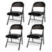 Symple Stuff Higgin Side Chair Upholstered in Black | 31 H x 16 W x 16 D in | Wayfair A3CCDD7856D54C9498B6203C7678F0DF