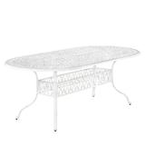 One Allium Way® Yates Metal Dining Table Metal | 29.25 H x 84 W x 42.25 D in | Outdoor Dining | Wayfair B8EF3C229C8042248B83541EFA243918