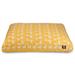 Yellow Stretch Shredded Memory Foam Rectangle Dog Bed, 44" L x 36" W, Large