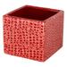 Breakwater Bay Siebert Square Stoneware Table Vase Stoneware in Red | 4.8 H x 5.5 W x 5.5 D in | Wayfair 7F40BA1BA84341B9BA1E24273A92BD07