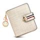 Leather Wallets for Women, Genuine Leather Gift Box Packing Ladies Clutch Purses with Zipper Coin Pocket Women's Small Bifold Wallets Credit Card Holders Womens Stylish Zip Around Wallets (Gold1)