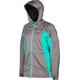 Klim Evolution Felpa cappuccio donna, blu, dimensione XS per donne