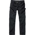 Brandit Adven Slim Fit Pantaloni, nero, dimensione M