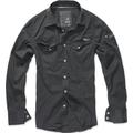 Brandit SlimFit Shirt, black, Size XL