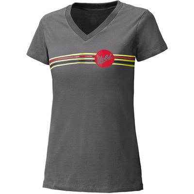 Held Be Heroic Ladies T-Shirt, grey-red, Size S for Women