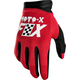 FOX Dirtpaw CZAR Motocross Gloves, red, Size XL