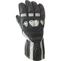 Bores Rider Gants en cuir, noir-blanc, taille 2XL