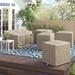 Arlmont & Co. Raighlyn Water Resistant 5 Piece Patio Sofa Cover Set in Brown | Wayfair BARBADOS-06eWC