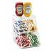 Cal-Mil 4 Bin Condiment Holder Plastic | 12.5 H x 8.75 W x 21.25 D in | Wayfair 3643-4