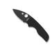 Spyderco Lil' Native Compression Lock Plain G-10 Steel Black C230GPBBK