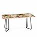 East Urban Home Camarasa Exotic Jungle Bouquet Coffee Table Wood/Metal in Black | 19 H x 38 W x 19 D in | Wayfair A89853111B3F49B5844E918E5870EBD0