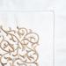 Home Treasures Linens Jasmine 100% Cotton Envelope Sham 100% Cotton | 20 H x 36 W x 1 D in | Wayfair JSM1KSHA-WGO