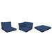 Wade Logan® Basden Indoor/Outdoor Cushion Cover Acrylic in Blue | 6 H in | Wayfair A57C9E99CFC847F28341739788943E5A