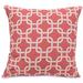 Majestic Home Goods Coral Links Square Cotton Throw Pillow Polyester/Polyfill/Cotton | 20 H x 20 W in | Wayfair 85907243064