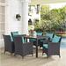 Sol 72 Outdoor™ Brentwood Outdoor Patio 7 Piece Dining Set w/ Cushions Wicker/Rattan | 29.5 H x 59 W x 39.5 D in | Wayfair