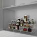 Rebrilliant 3-Tier 18 Jar Spice Rack Metal in Gray | 5 H x 12 W x 10.25 D in | Wayfair 30E820ADCD9A465CBB51907826419EEE